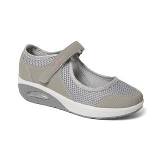 Damen bequeme und atmungsaktive Sneakers mit Klettverschluss EB