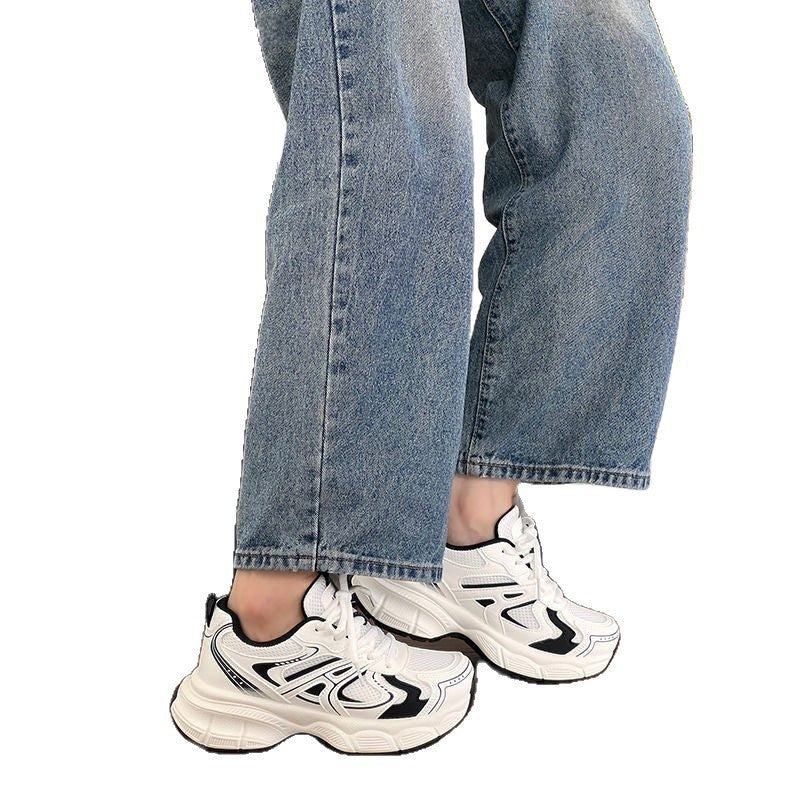 Damen Sportliche Sneaker mit ergonomischer Dämpfung und atmungsaktiver Mesh-Oberfläche EB