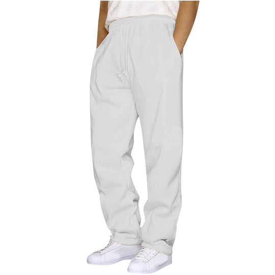 Damen nan ungekürzte Relax-Freizeithose mit hohem Komfortbund, innenliegendem Kordelzug und seitlichen Eingrifftaschen EB