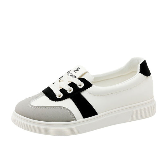 Damen Modische Sneakers mit Metallic-Akzenten und Komfortsohle EB