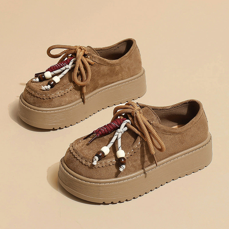 Damen Chunky Clogs mit dekorativen Schnürsenkeln EB