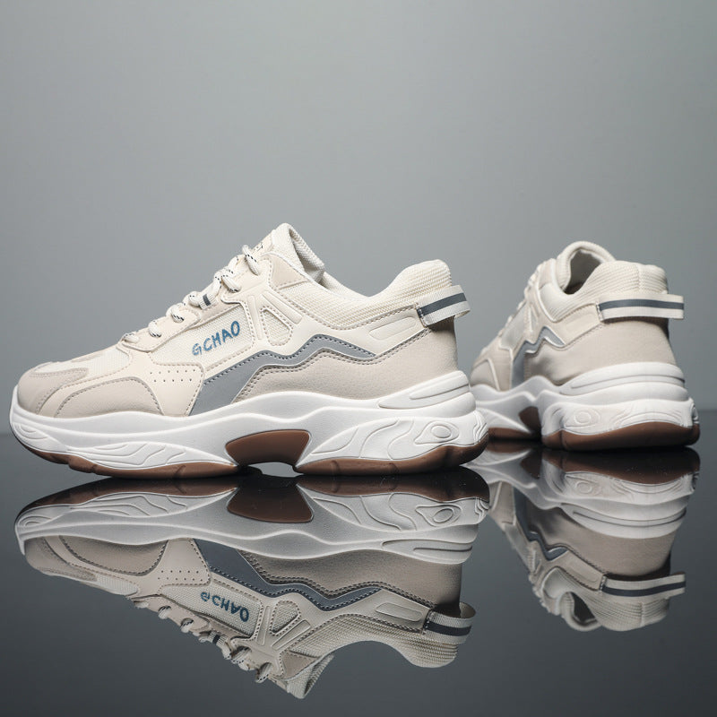 Damen Sportliche Sneakers mit atmungsaktiver Oberflächenstruktur EB