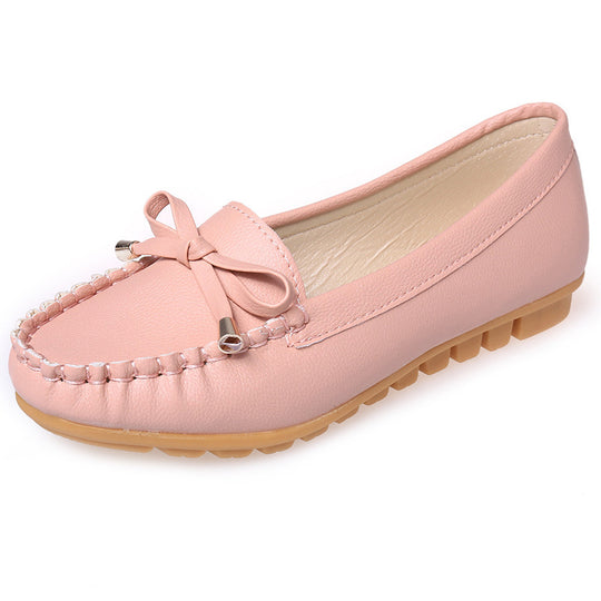 Damen Mokassins mit elegantem Schleifenelement und bequemer Innensohle EB