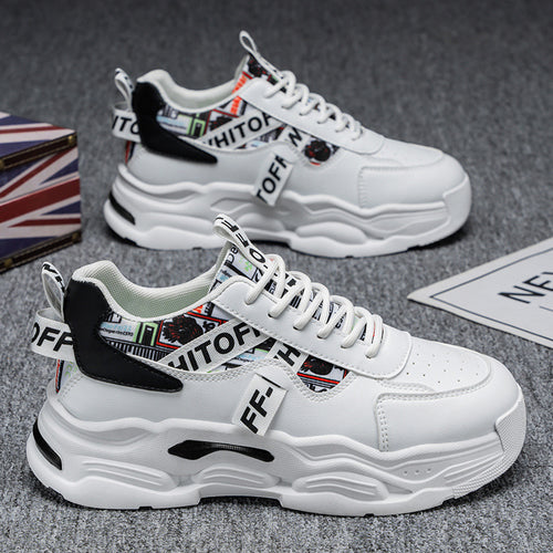 Damen Sneaker mit modischem Printdesign und robustem Profil EB