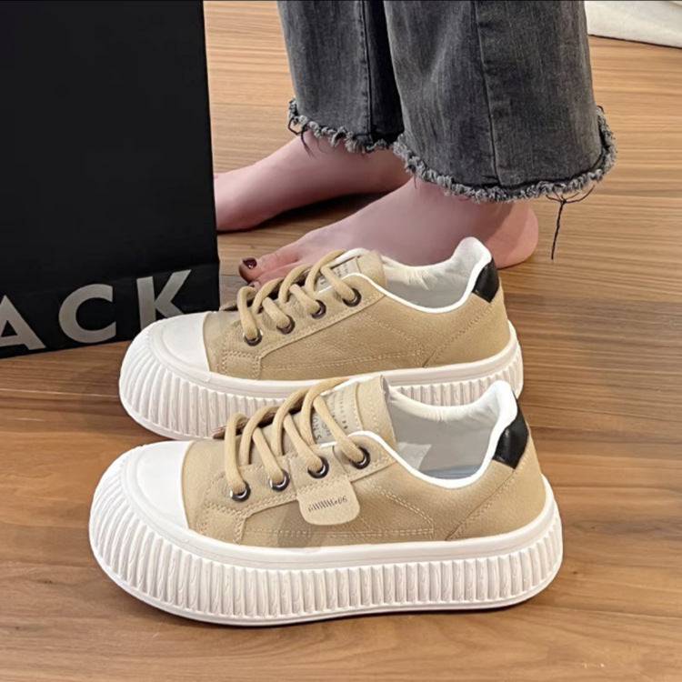 Damen modische Sneakers mit komfortablem Plateau und sportlichem Design EB
