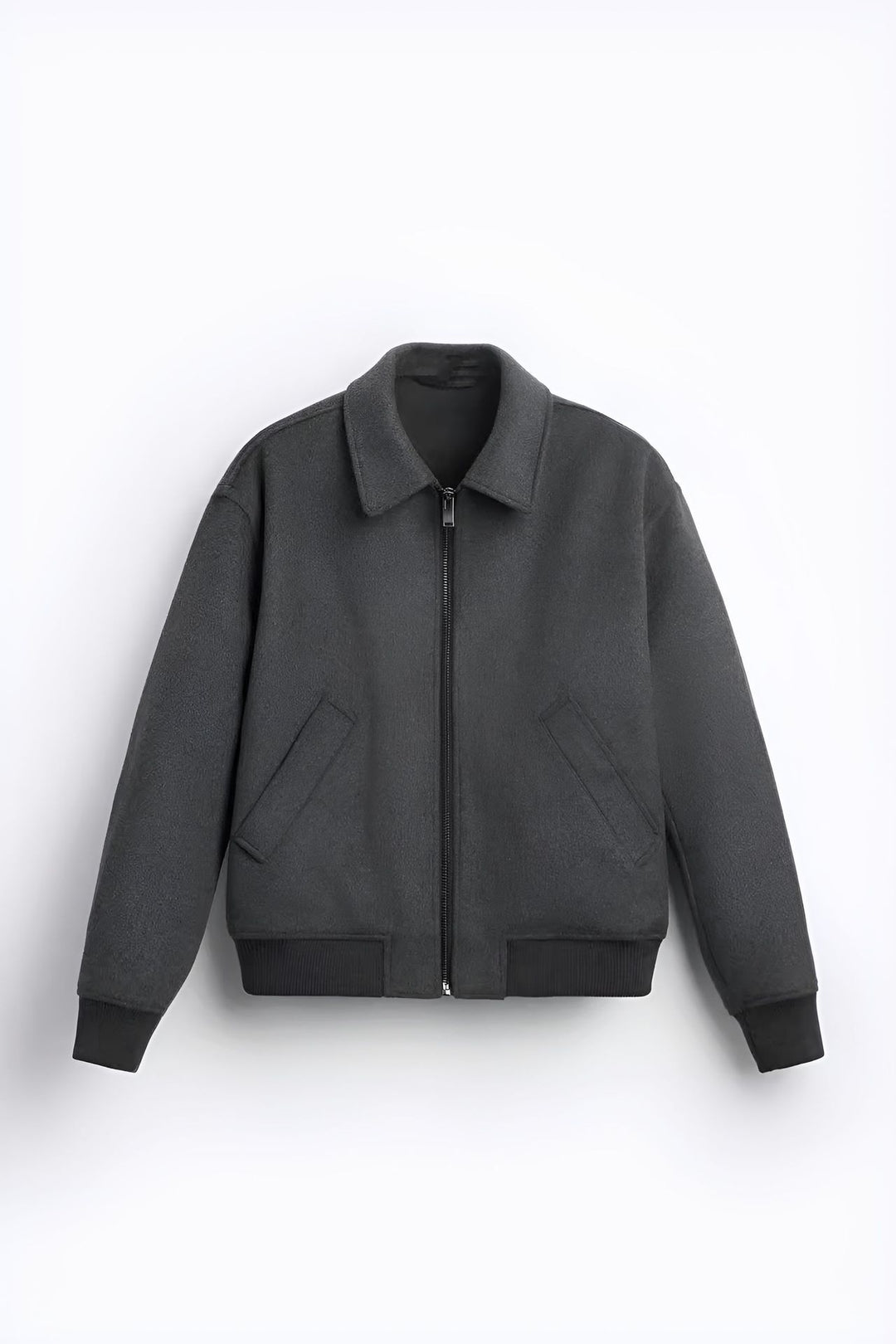 Herren farbenfrohe Fleece-Bomberjacke mit seitlichen Taschen EB