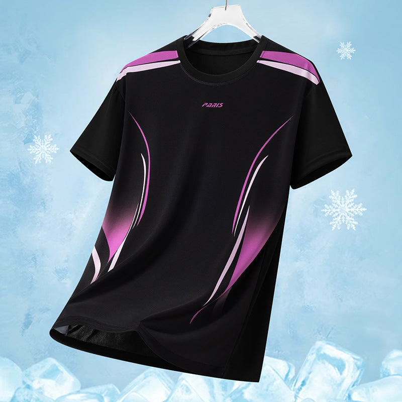 Herren nan atmungsaktives Funktionsshirt mit ergonomischem Schnitt und dynamischem Print EB
