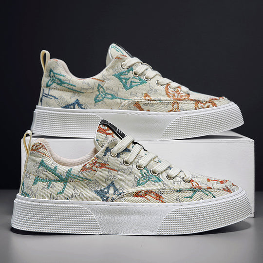 Damen Trendige Sneaker mit einzigartigem Muster EB