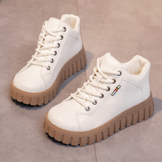 Damen modische High-Top Sneakers mit rutschfester Sohle EB