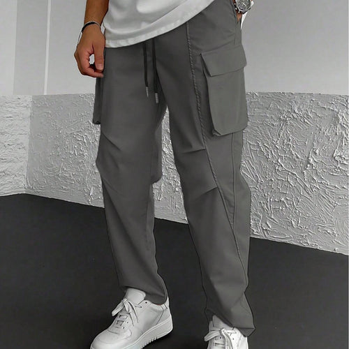Herren Cargo-Hose mit multifunktionalen Taschen und elastischem Bund EB