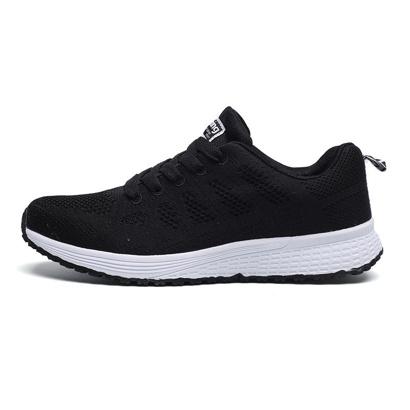 Unisex leichte gestrickte Freizeit- und Laufsneaker mit stoßabsorbierender Komfortsohle EB