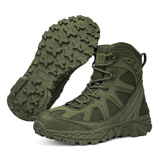 Damen Trekkingstiefel mit rutschfester Sohle und atmungsaktivem Obermaterial EB