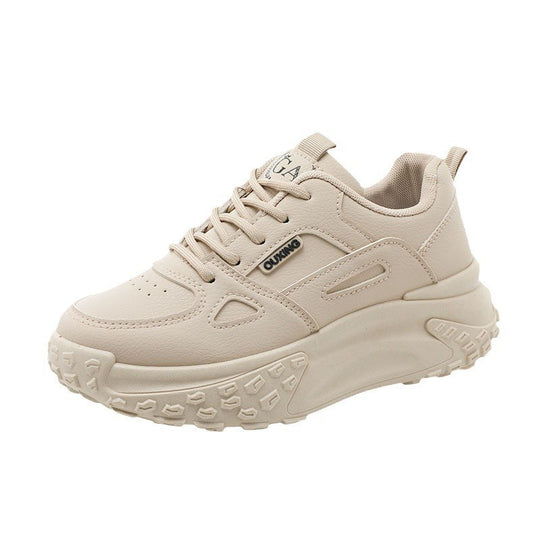 Damen sportliche Chunky Sneakers mit atmungsaktiver Mesh-Oberfläche und dämpfender Sohle EB