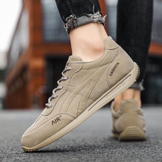 Damen Modische Sneakers mit hochwertiger Veloursleder-Oberfläche und rutschfester Sohle EB