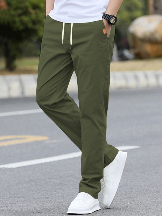 Herren Freizeit-Hose mit atmungsaktivem Material und elastischem Bund EB