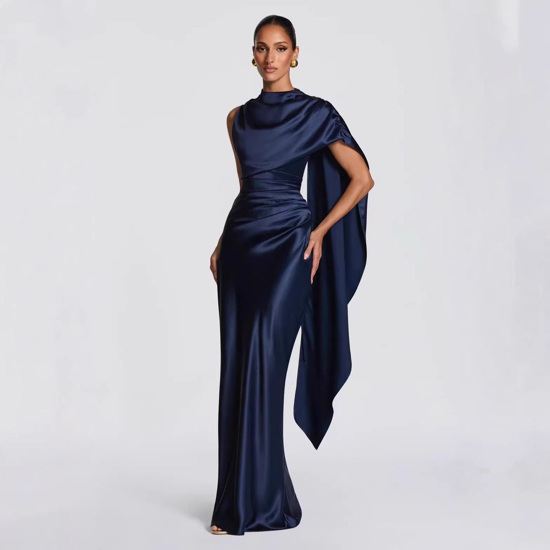Damen Langarm Abendkleid EB