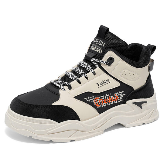 Damen Sportliche High-Top Sneakers mit modischem Design und dämpfendem Sohlenprofil EB