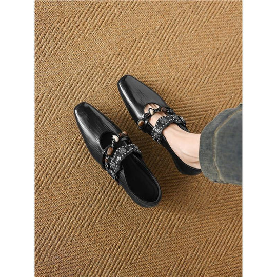 Damen elegante Quasten-Slipper EB