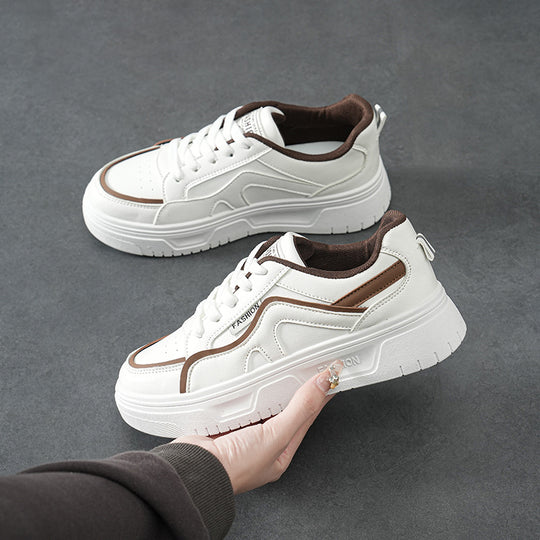 Damen Sportliche Chunky Sneakers mit gepolstertem Innenfutter und rutschfester Sohle EB