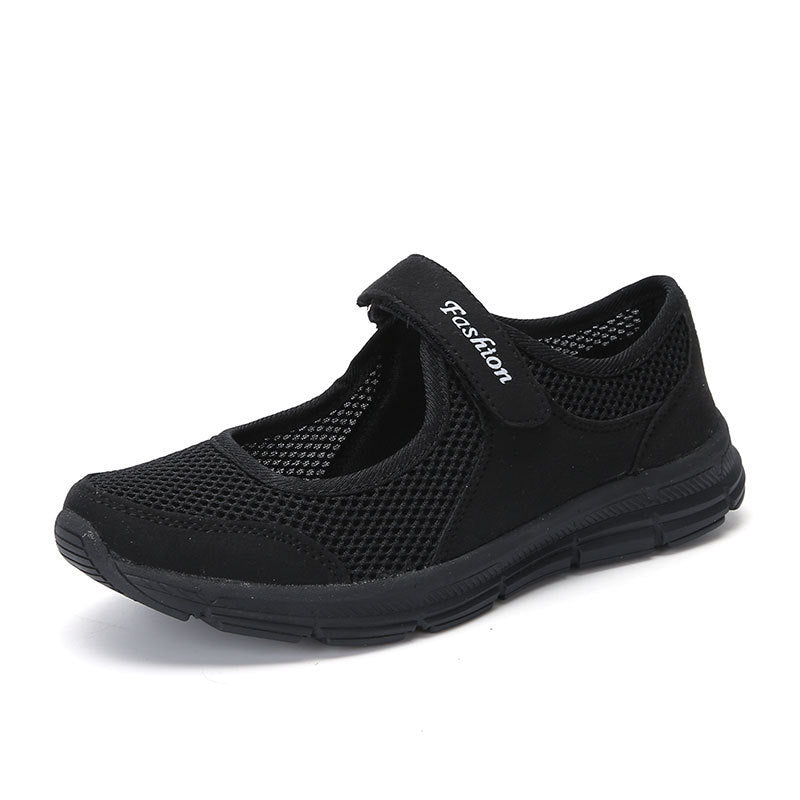 Damen Sportliche Freizeitschuhe mit flexiblem Schnallenverschluss EB