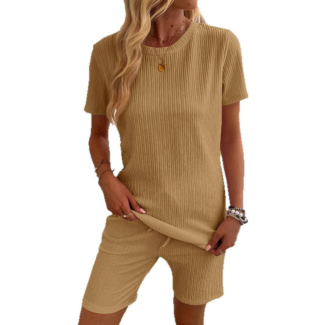 Damen Kurzarm Pyjamaanzug EB