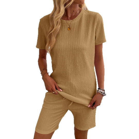 Damen Kurzarm Pyjamaanzug EB
