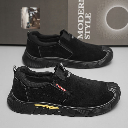 Damen Trendige Slip-On Sneakers mit rutschfester Sohle und modernem Design EB