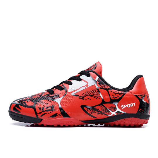 Unisex Kinder Fußballschuh mit TPU‑Stollen, strapazierfähigem Kunstlederoberteil und gepolstertem Einstieg EB