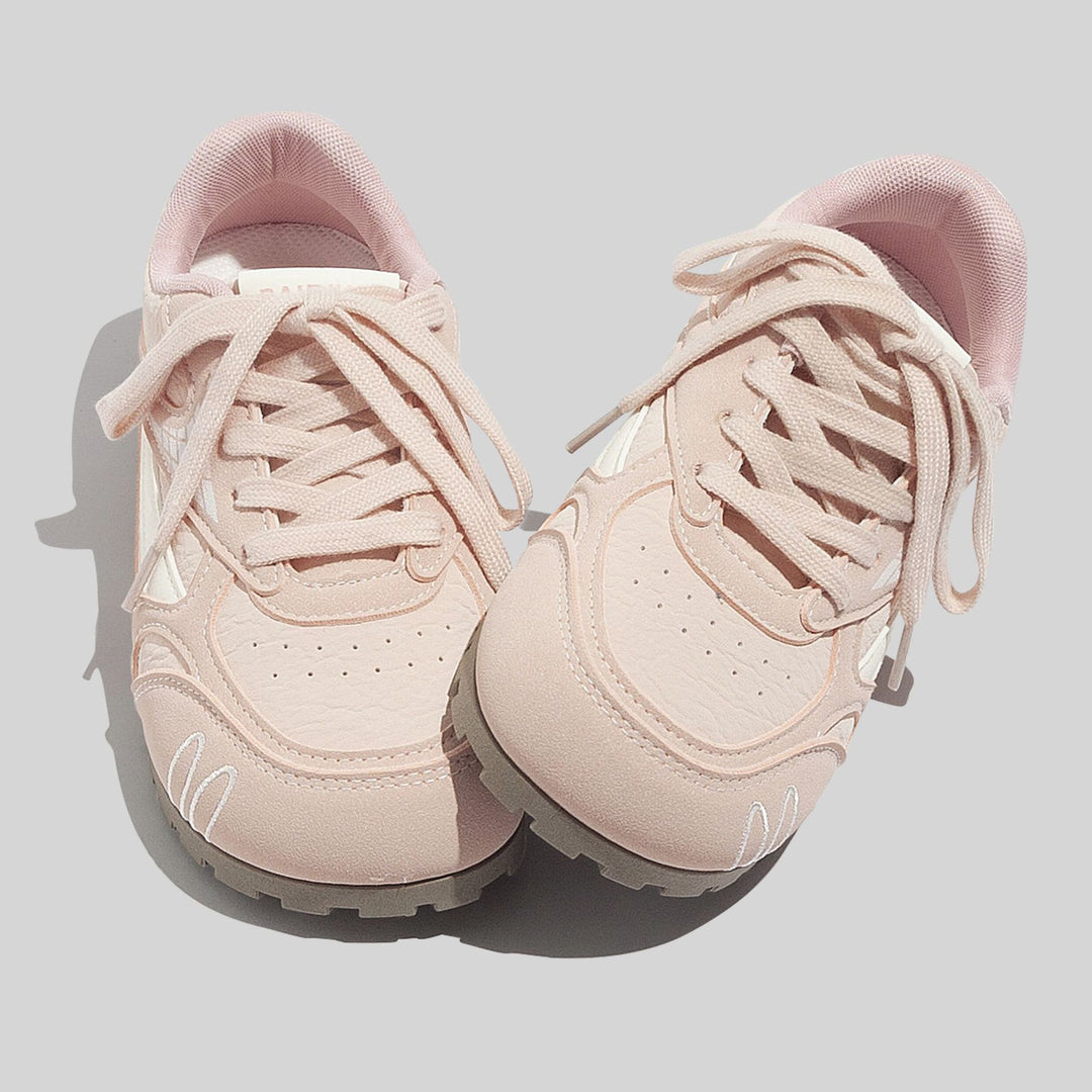 Damen Sportliche Sneakers mit weichem Innenfutter und rutschfester Gummisohle EB