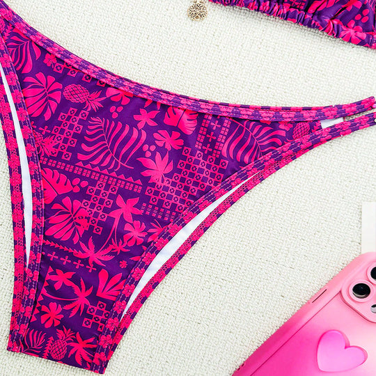 Damen Triangel-Bikini-Set mit verstellbaren Trägern EB
