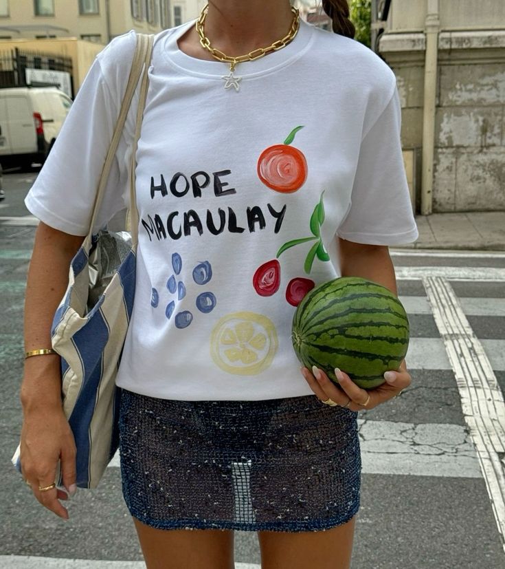 Damen T-Shirt mit künstlerischem Motiv im Vintage-Stil EB