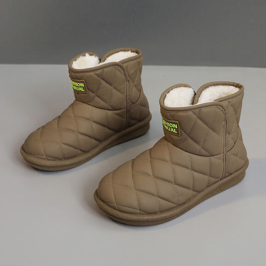 Damen warme und gefütterte Winterstiefel EB