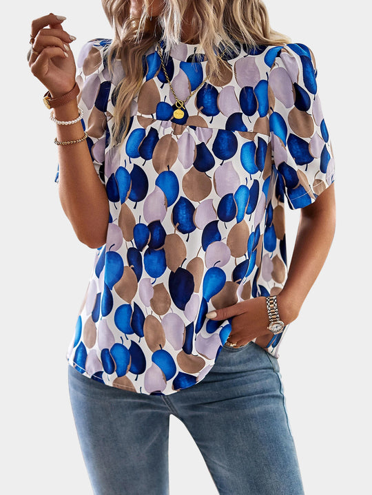 Damen Elegante Freizeitbluse mit modernen Mustern EB