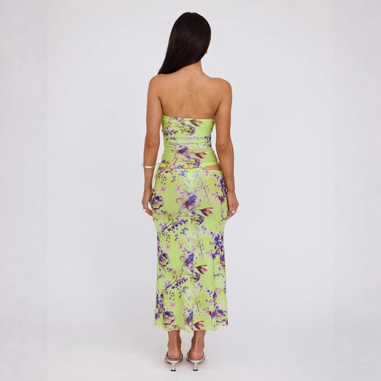 Damen Wickelkleid mit floralem Muster EB