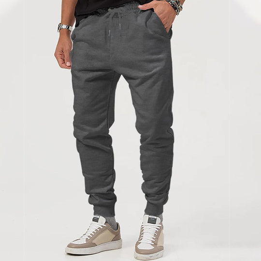 Herren bequeme Sweatpants mit elastischem Bund und seitlichen Eingrifftaschen EB