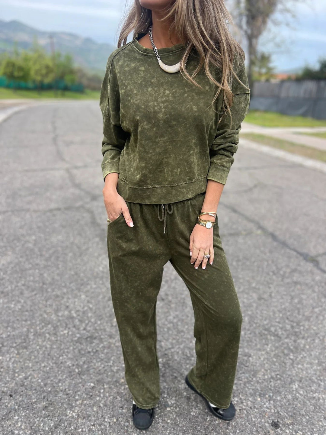 Damen Hochwertiges und gemütliches Sweatsuit EB