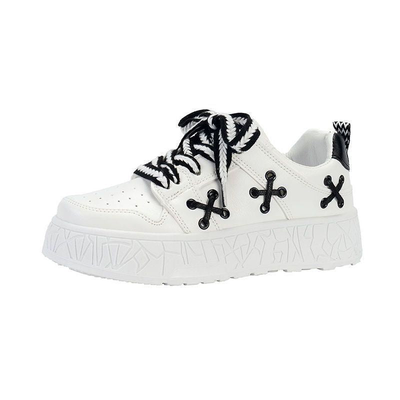 Damen Sneaker mit modischem Design und robuster Sohle EB
