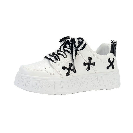 Damen Sneaker mit modischem Design und robuster Sohle EB