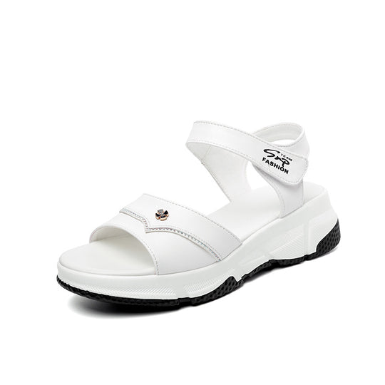 Damen Komfortable Sandalen mit verstellbaren Riemen und analytischem Fußbett EB