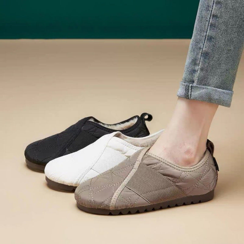 Damen Komfortable Freizeit-Slipper mit flexiblem Obermaterial EB