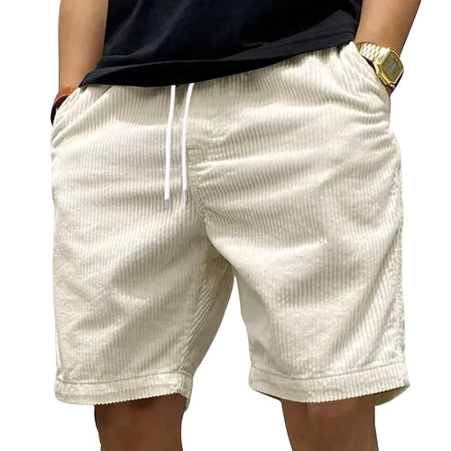 Herren bequeme Freizeithose aus strukturiertem Cordstoff EB