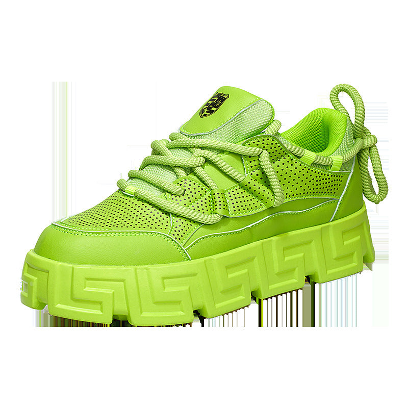 Damen Sportliche Chunky Sneakers mit atmungsaktivem Obermaterial und rutschfester Sohle EB