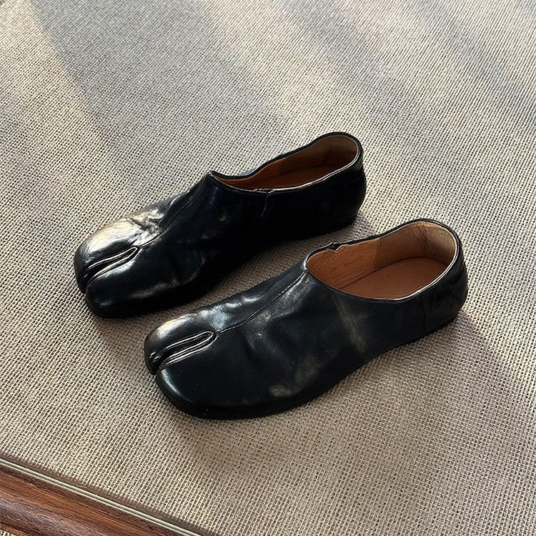 Damen elegante Mokassins mit zusätzlicher Zehenfreigabe EB