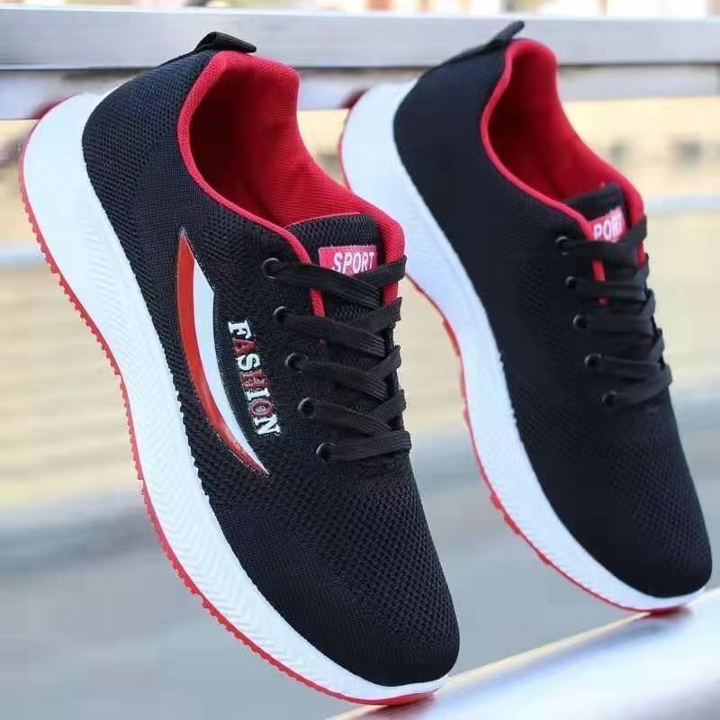 Damen Sportliche Mesh Sneakers mit atmungsaktiver Oberflächenstruktur EB