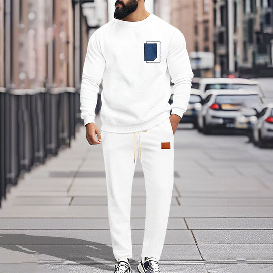 Herren Bequemer Freizeitanzug mit modischem Design und praktischen Taschen EB
