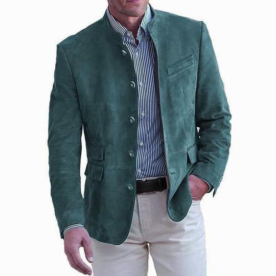 Herren elegante Wildlederjacke EB