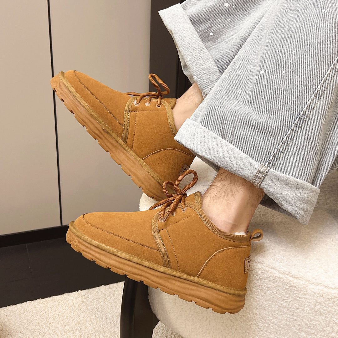 Damen bequeme und stylische Sneakers aus hochwertigem Veloursleder EB