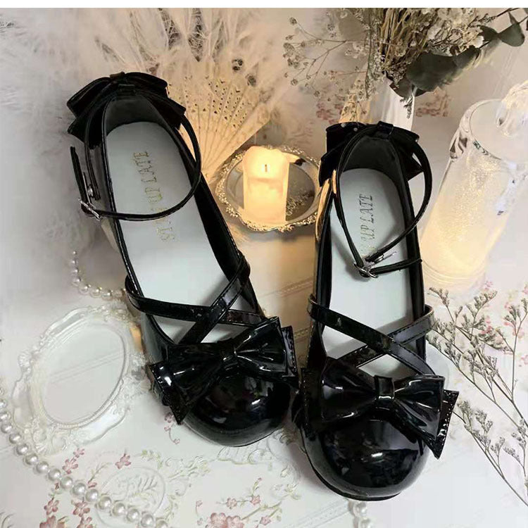 Damen elegante Sling Sandalen mit Schleifchen EB