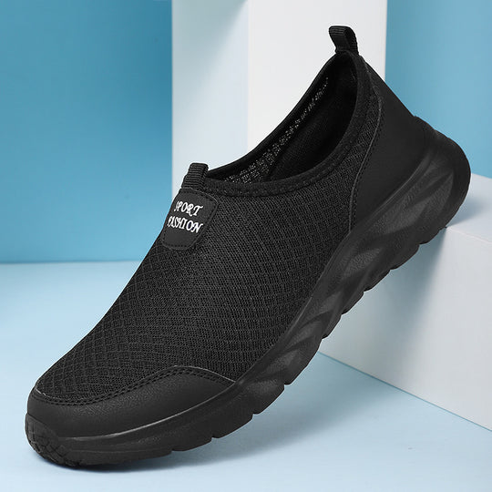 Damen Atmungsaktive Slip-On Sportschuhe mit rutschfester Sohle EB