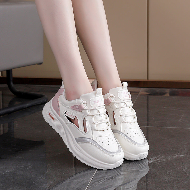 Damen Modische Sneakers mit atmungsaktivem Netzmaterial und dämpfendem Komfort EB